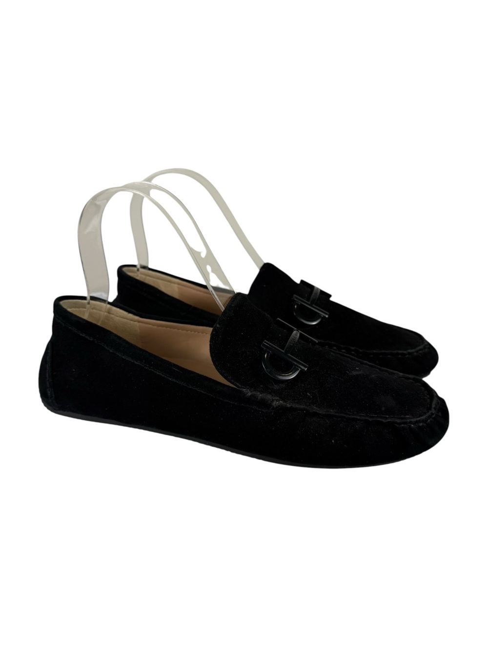 NEW Cole Haan Tully Black Suede Driving Loafers Sz 6